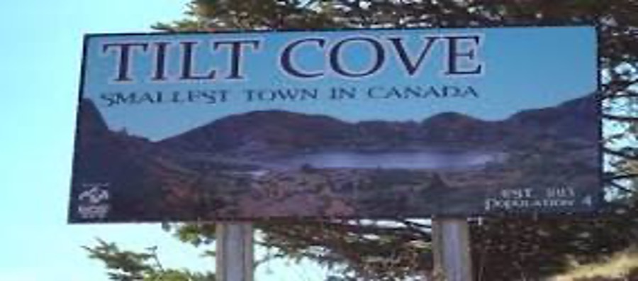 Tilt Cove sign